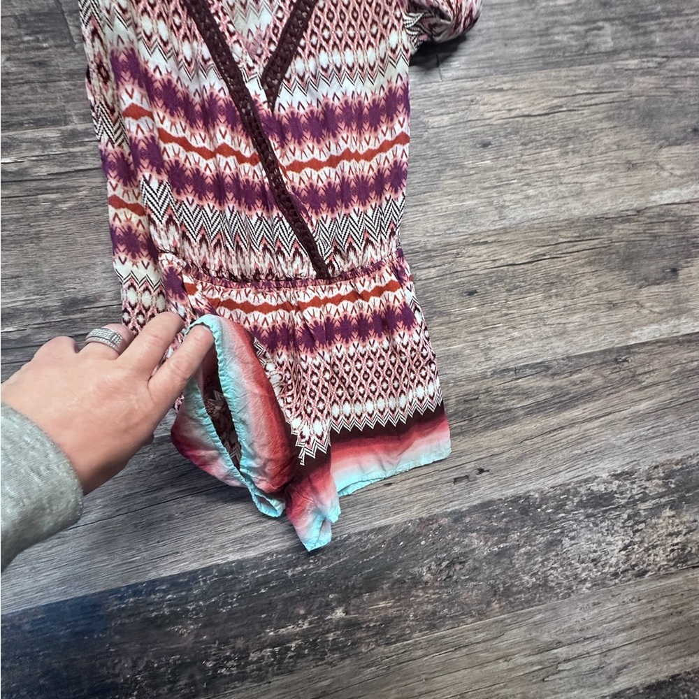 Jessica Simpson Multicolor Patterned Open Shoulde… - image 3